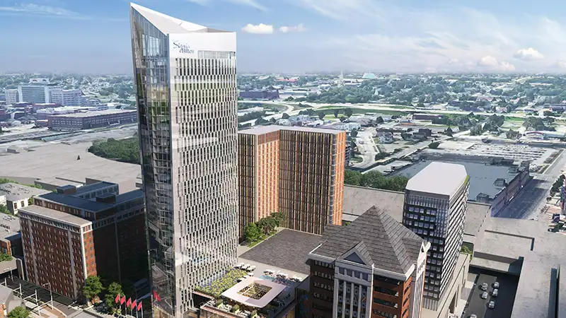 Rendering of the Signia by Hilton at the Indiana Convention Center